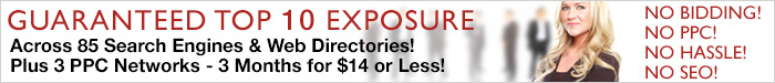 Top 10 Website Exposure Across 100's of Search Engines